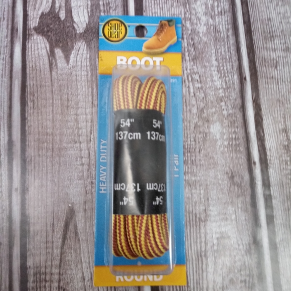 🔴$2 Mens Boot Shoestrings NEW Tan/Brown 1 Pair 🔴$2 When Added To A Bundle - Picture 5 of 5